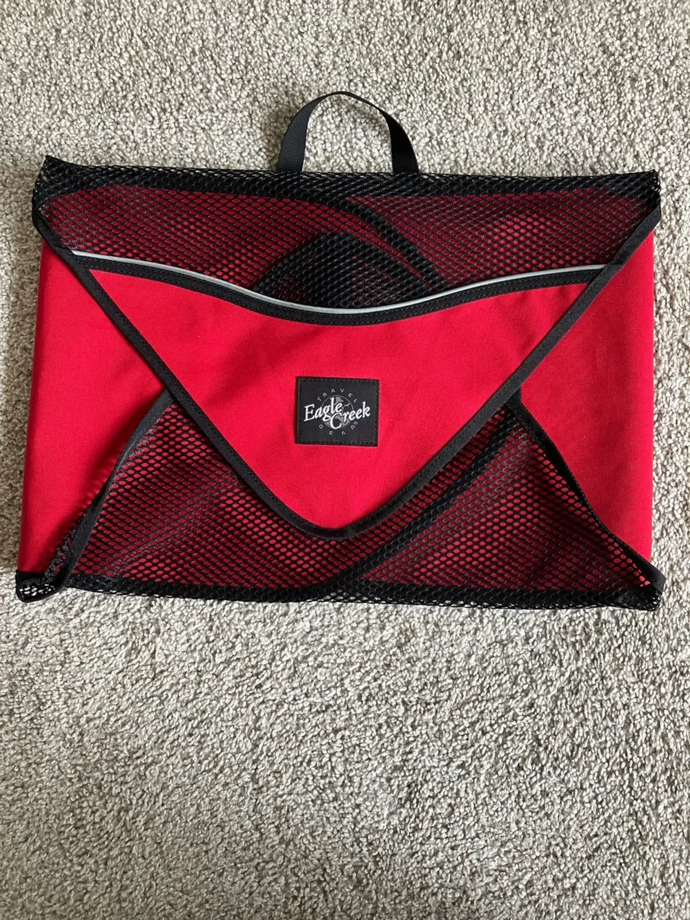 Eagle Creek Red Travel Packing Cube with Mesh Panel